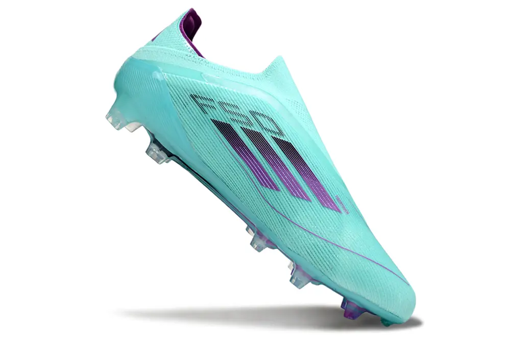 Adidas F50 Elite Laceless FG - Aqua/Vibrant Purple/Clean Black