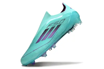Adidas F50 Elite Laceless FG - Aqua/Vibrant Purple/Clean Black
