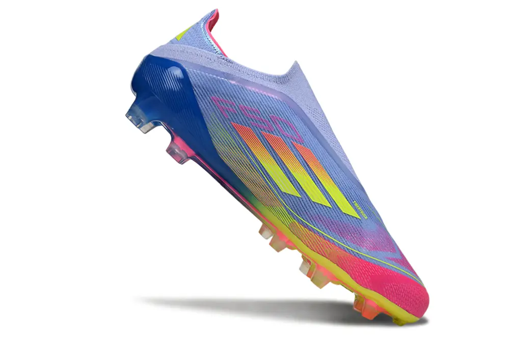Adidas F50 Elite Laceless FG - Blue/Vibrant Pink/Neon Yellow