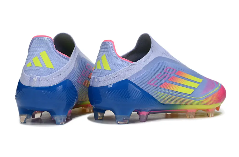 Adidas F50 Elite Laceless FG - Blue/Vibrant Pink/Neon Yellow