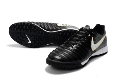 Nike Tiempo Ligera 4 TF - Black/Metallic Gold/White
