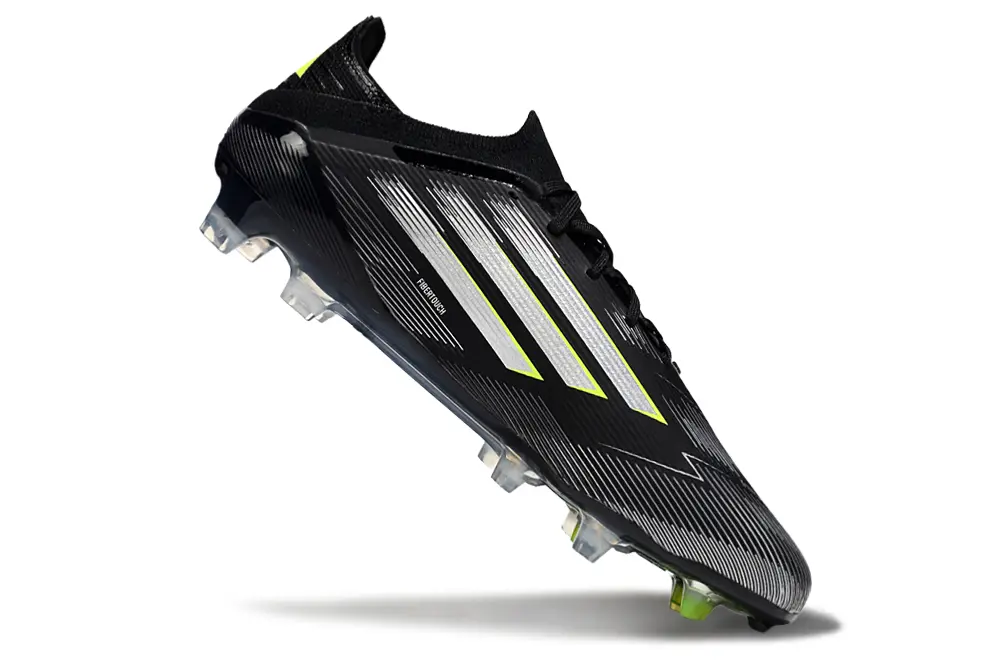 Adidas F50 Elite FG - Black/Lime Green/Metallic Silver