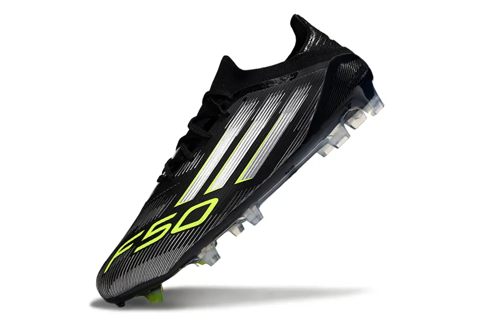 Adidas F50 Elite FG - Black/Lime Green/Metallic Silver