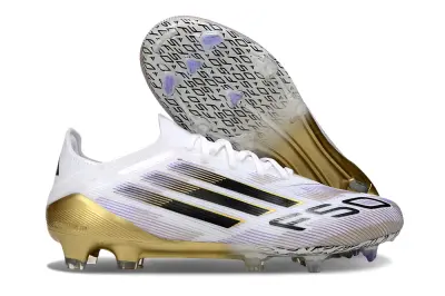 Adidas F50 Elite FG - White/Gold/Black