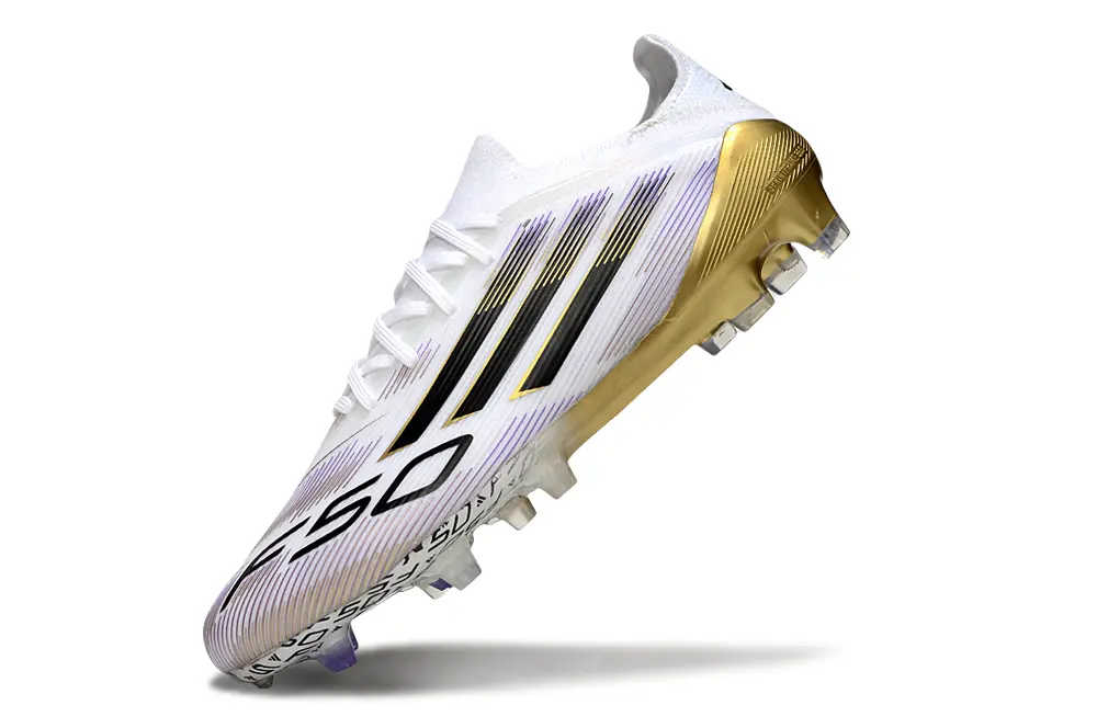 Adidas F50 Elite FG - White/Gold/Black