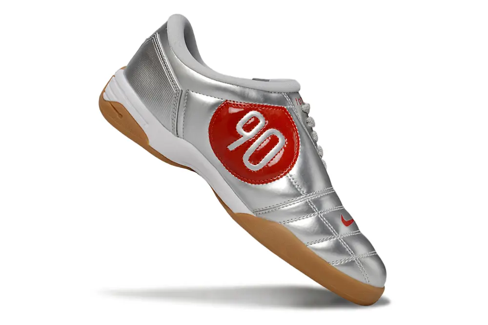 Nike Total 90 III IC - Silver/Crimson Red/Gum Brown