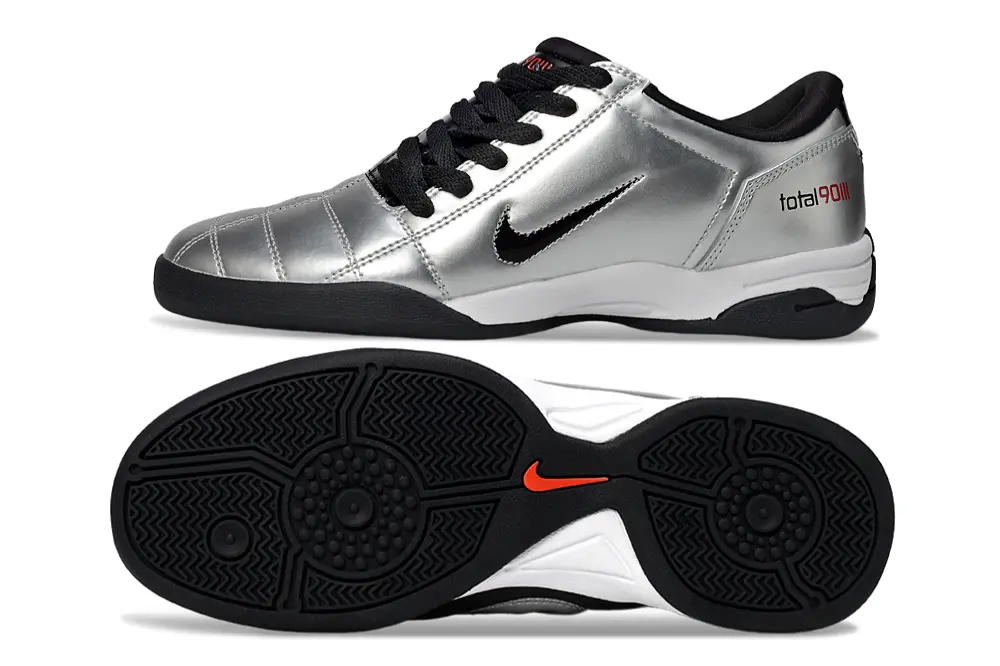 Nike Total 90 III IC - Silver/Metallic Silver/Black