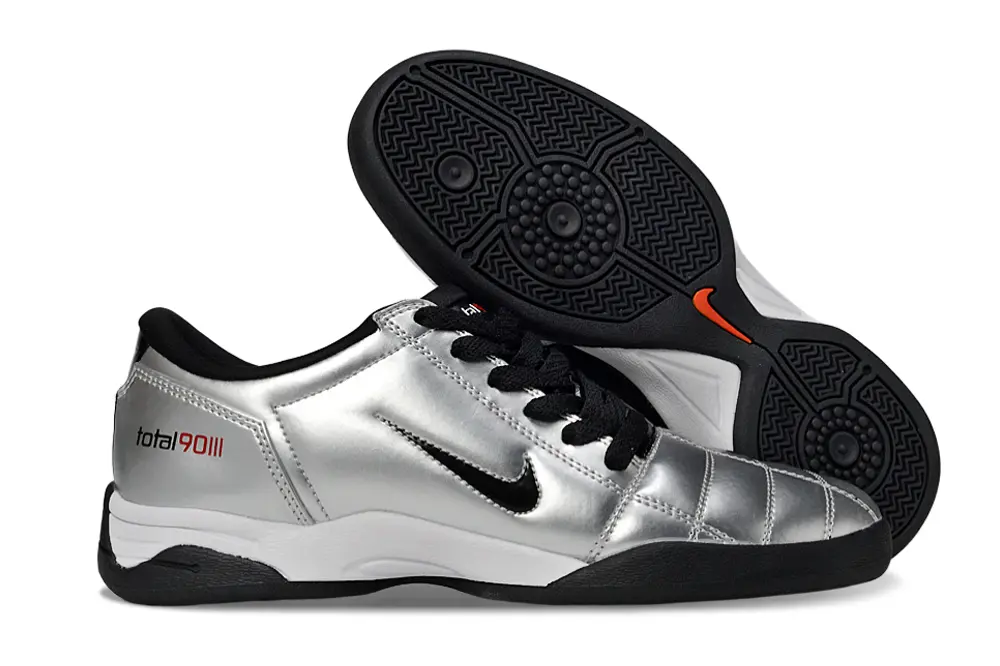 Nike Total 90 III IC - Silver/Metallic Silver/Black