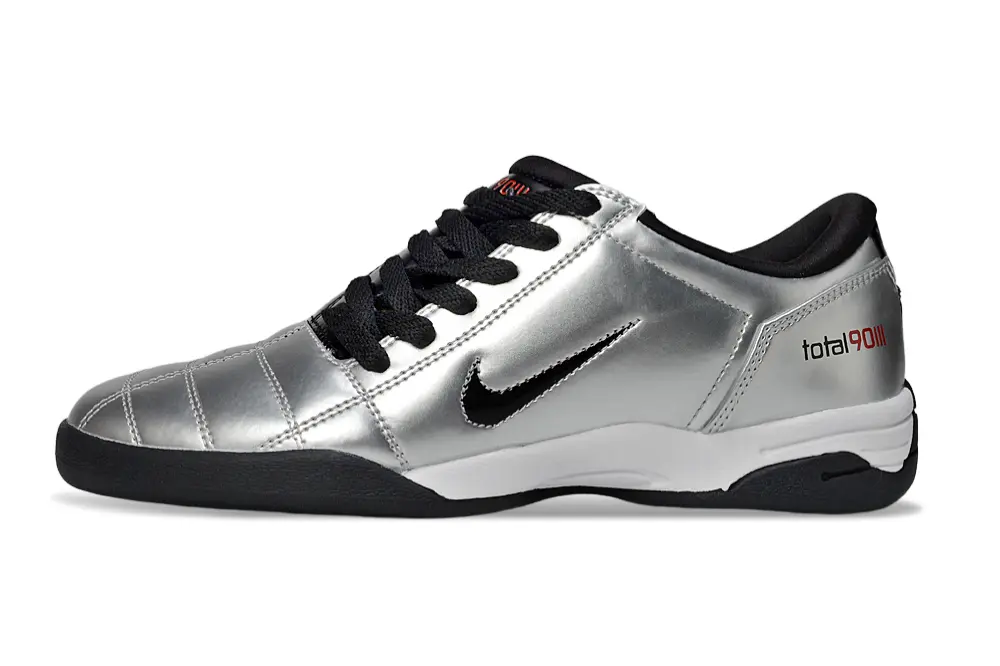 Nike Total 90 III IC - Silver/Metallic Silver/Black