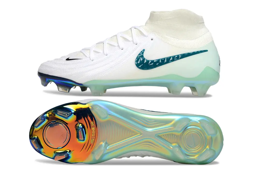 Nike Phantom Luna 2 Elite FG - White/Iridescent Green/Teal Blue