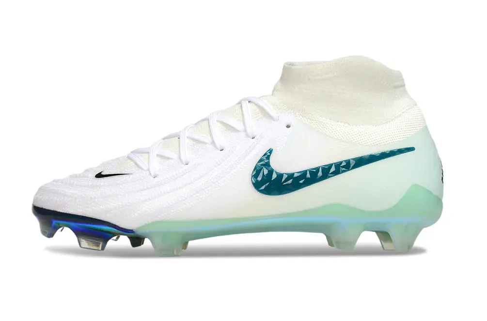 Nike Phantom Luna 2 Elite FG - White/Iridescent Green/Teal Blue