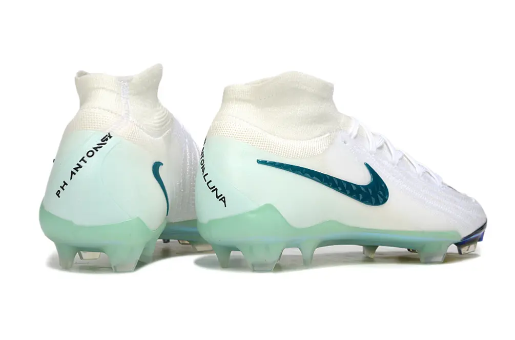 Nike Phantom Luna 2 Elite FG - White/Iridescent Green/Teal Blue