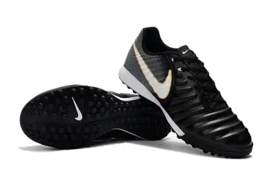 Nike Tiempo Ligera 4 TF - Black/Metallic Gold/White