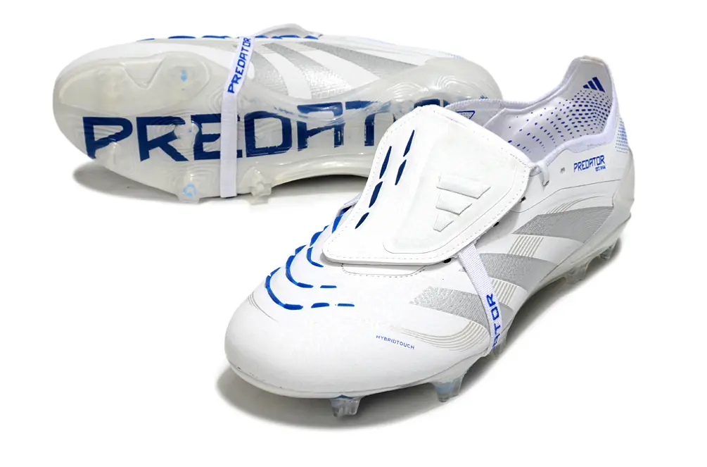 Adidas Predator 25 Elite Foldover Tongue FG - White/Ice Blue/Silver Grey