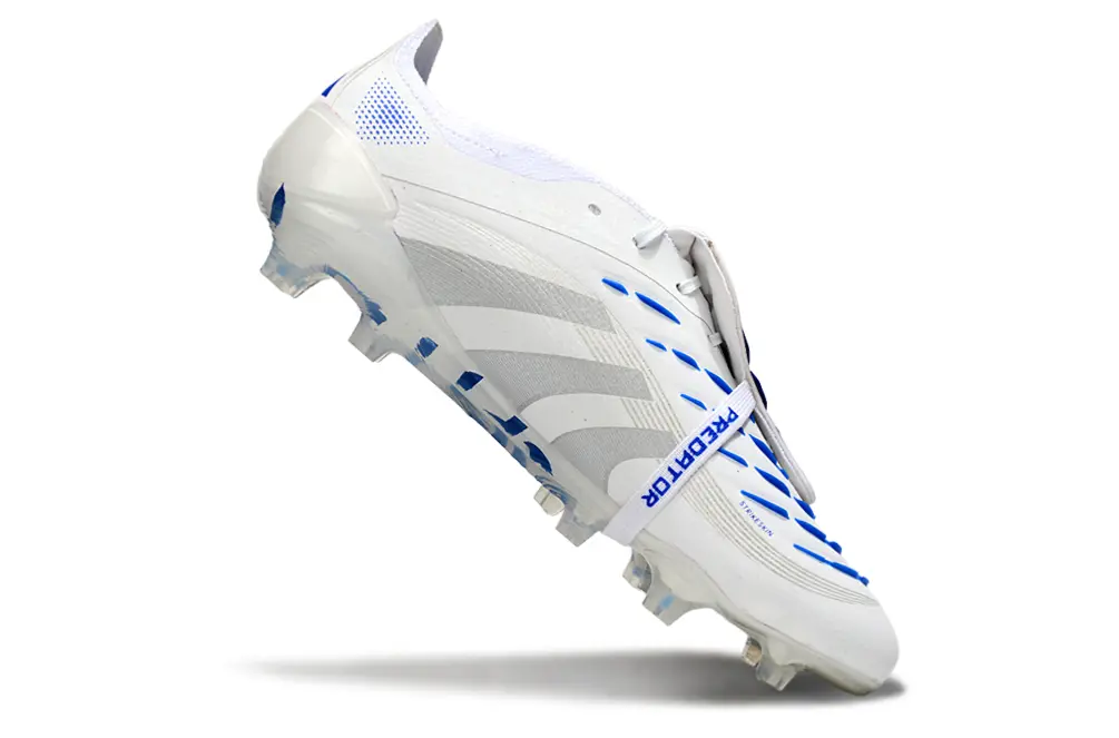 Adidas Predator 25 Elite Foldover Tongue FG - White/Ice Blue/Silver Grey
