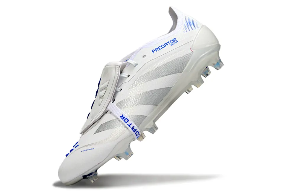 Adidas Predator 25 Elite Foldover Tongue FG - White/Ice Blue/Silver Grey