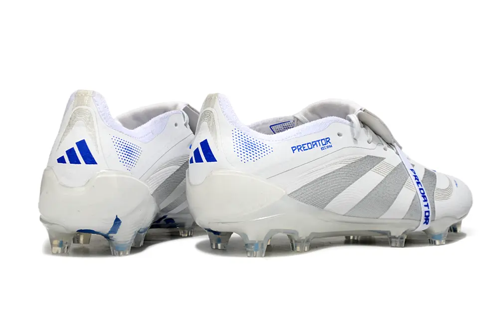 Adidas Predator 25 Elite Foldover Tongue FG - White/Ice Blue/Silver Grey