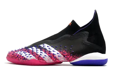 Adidas Predator Freak+ Laceless IC - Black/Vibrant Pink/Deep Purple