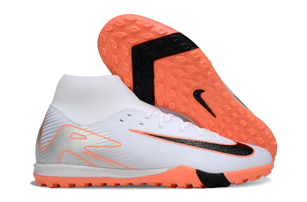 Nike Air Zoom Mercurial Superfly 10 Academy TF - White/Bright Orange/Black