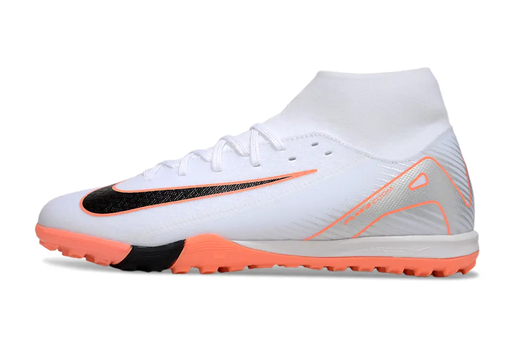 Nike Air Zoom Mercurial Superfly 10 Academy TF - White/Bright Orange/Black
