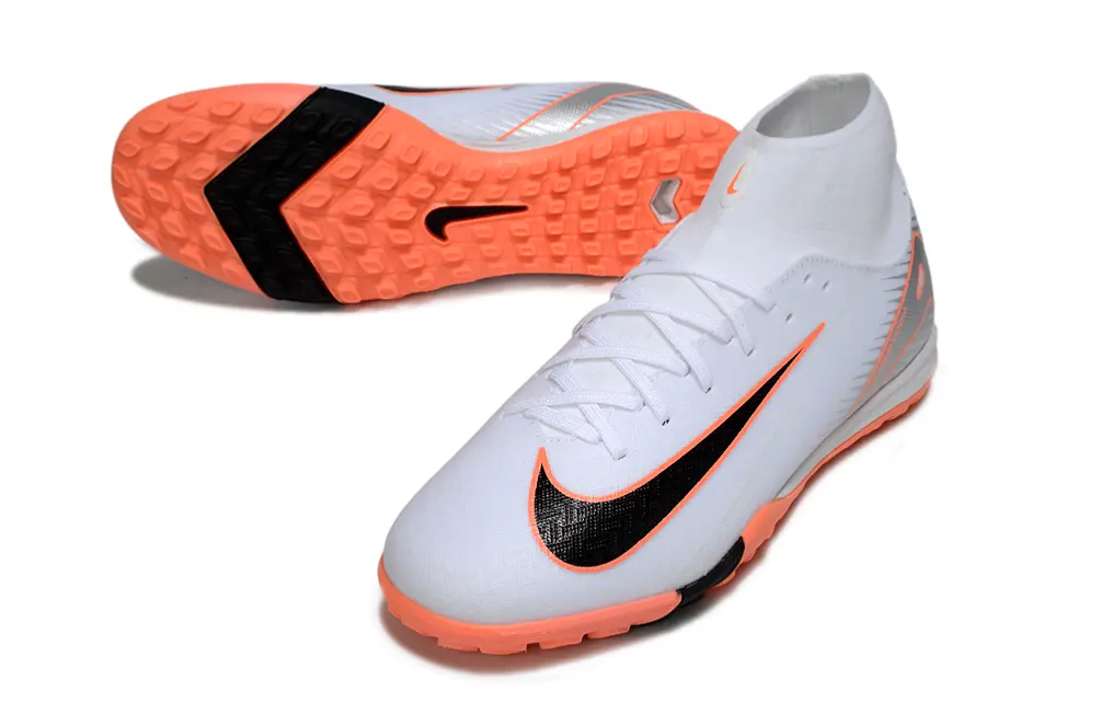 Nike Air Zoom Mercurial Superfly 10 Academy TF - White/Bright Orange/Black