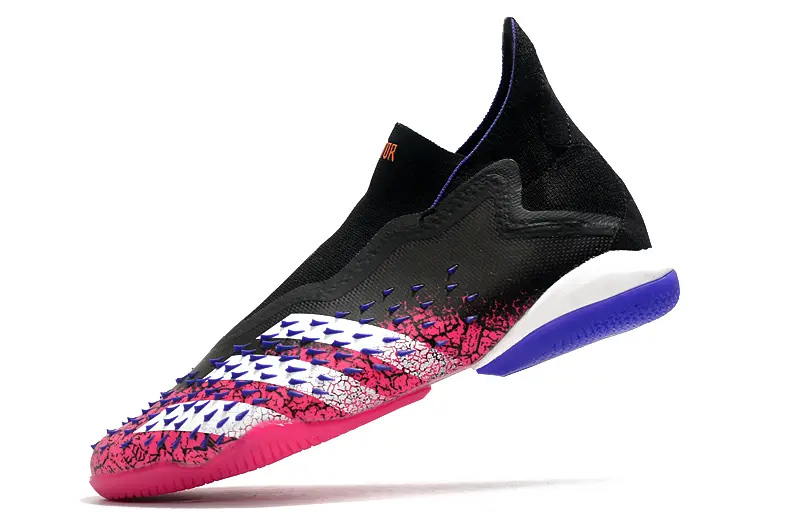 Adidas Predator Freak+ Laceless IC - Black/Vibrant Pink/Deep Purple