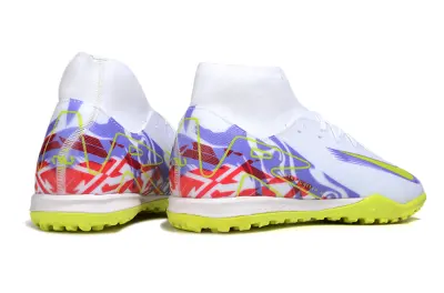 Nike Air Zoom Mercurial Superfly 10 Academy TF - White/Electric Yellow/Deep Purple
