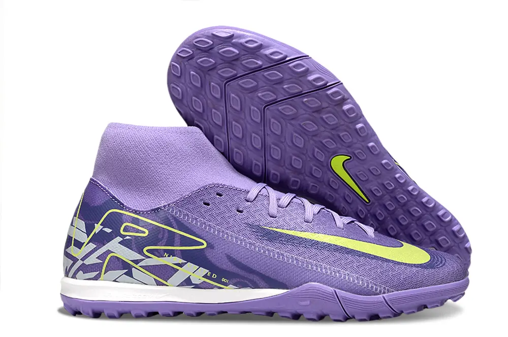 Nike Air Zoom Mercurial Superfly 10 Academy TF - Purple/Vibrant Lavender/Neon Yellow