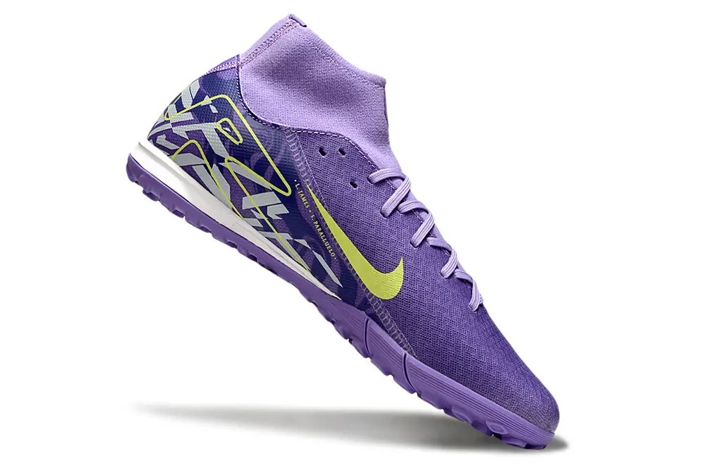 Nike Air Zoom Mercurial Superfly 10 Academy TF - Purple/Vibrant Lavender/Neon Yellow