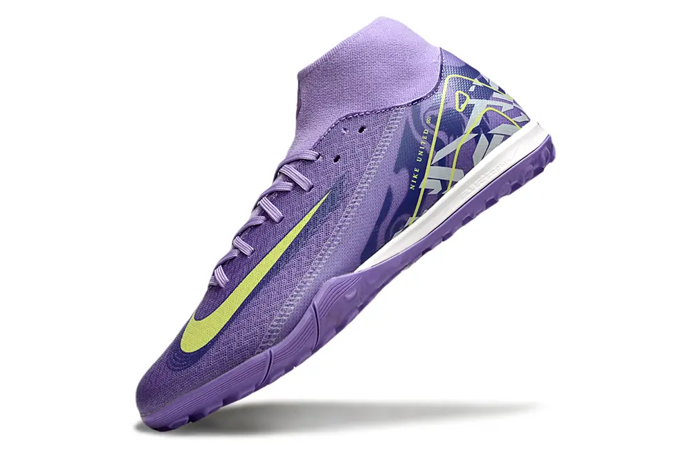 Nike Air Zoom Mercurial Superfly 10 Academy TF - Purple/Vibrant Lavender/Neon Yellow