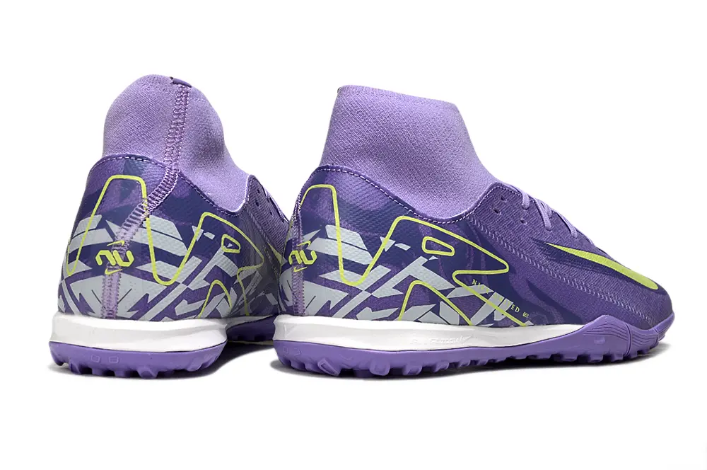 Nike Air Zoom Mercurial Superfly 10 Academy TF - Purple/Vibrant Lavender/Neon Yellow