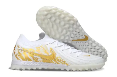Nike Phantom GX 2 Elite TF - White/Golden Blaze/Crystal White