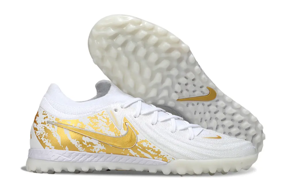 Nike Phantom GX 2 Elite TF - White/Golden Blaze/Crystal White