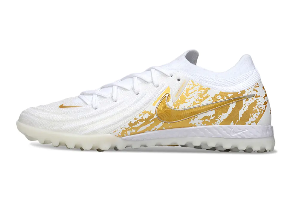 Nike Phantom GX 2 Elite TF - White/Golden Blaze/Crystal White
