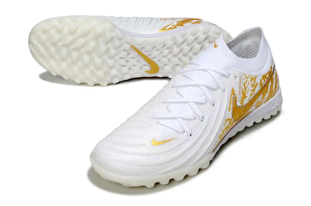 Nike Phantom GX 2 Elite TF - White/Golden Blaze/Crystal White