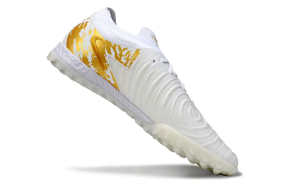 Nike Phantom GX 2 Elite TF - White/Golden Blaze/Crystal White