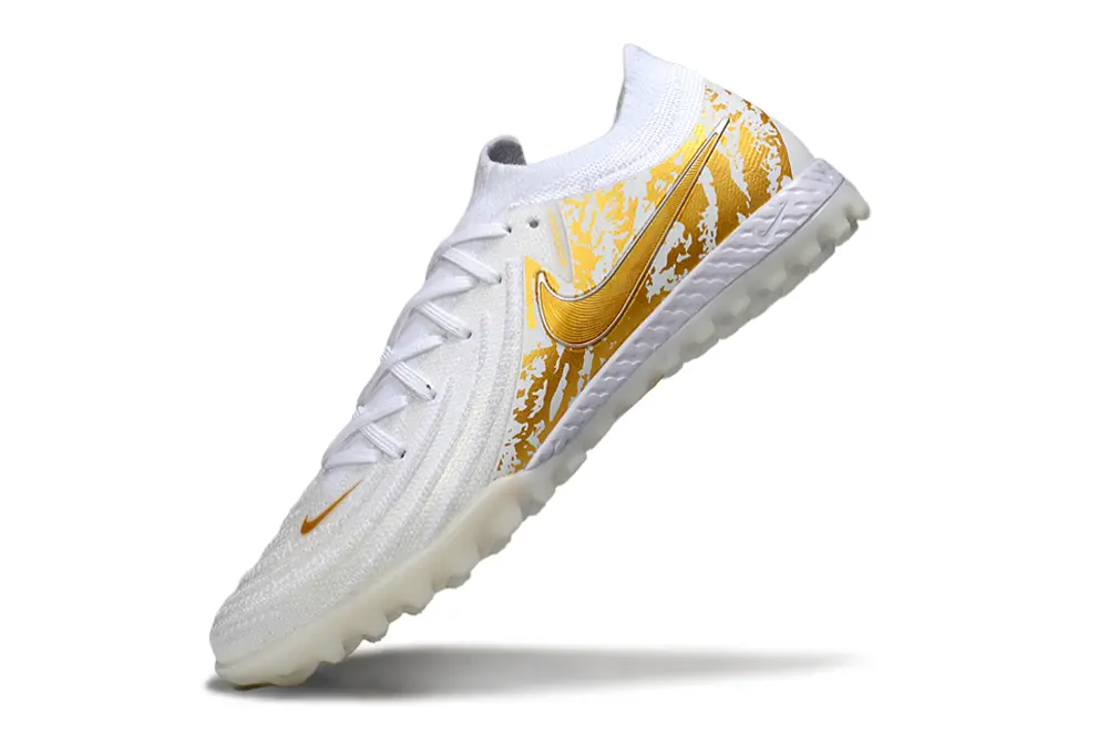 Nike Phantom GX 2 Elite TF - White/Golden Blaze/Crystal White