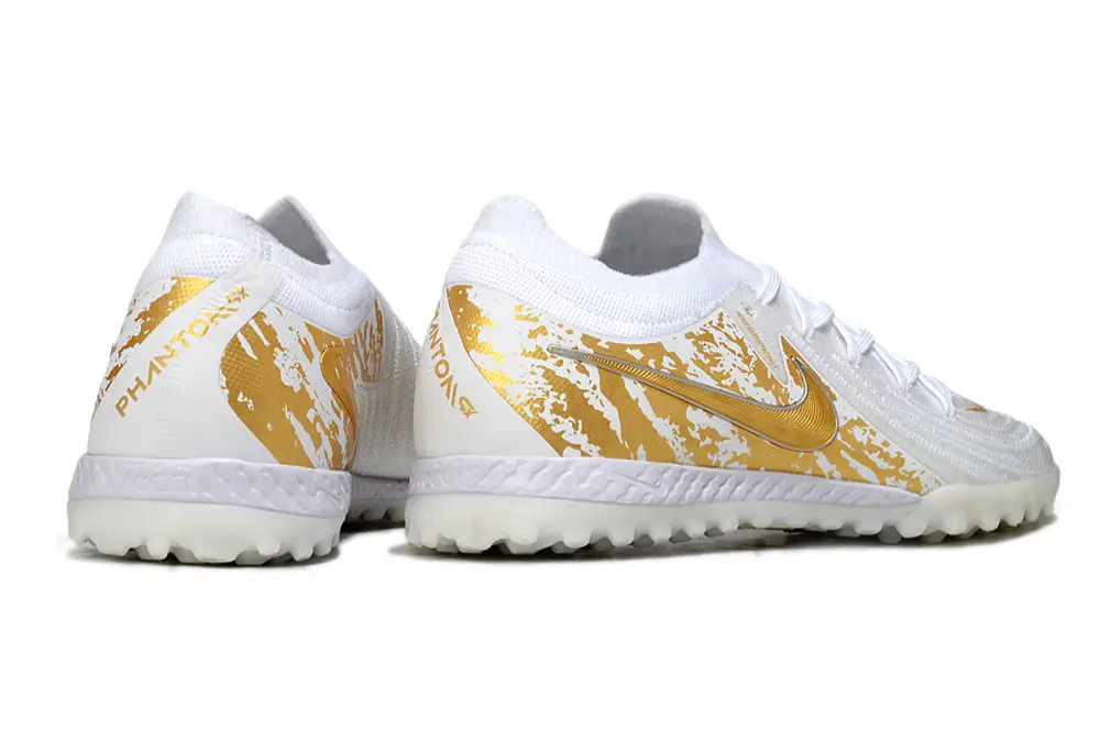 Nike Phantom GX 2 Elite TF - White/Golden Blaze/Crystal White