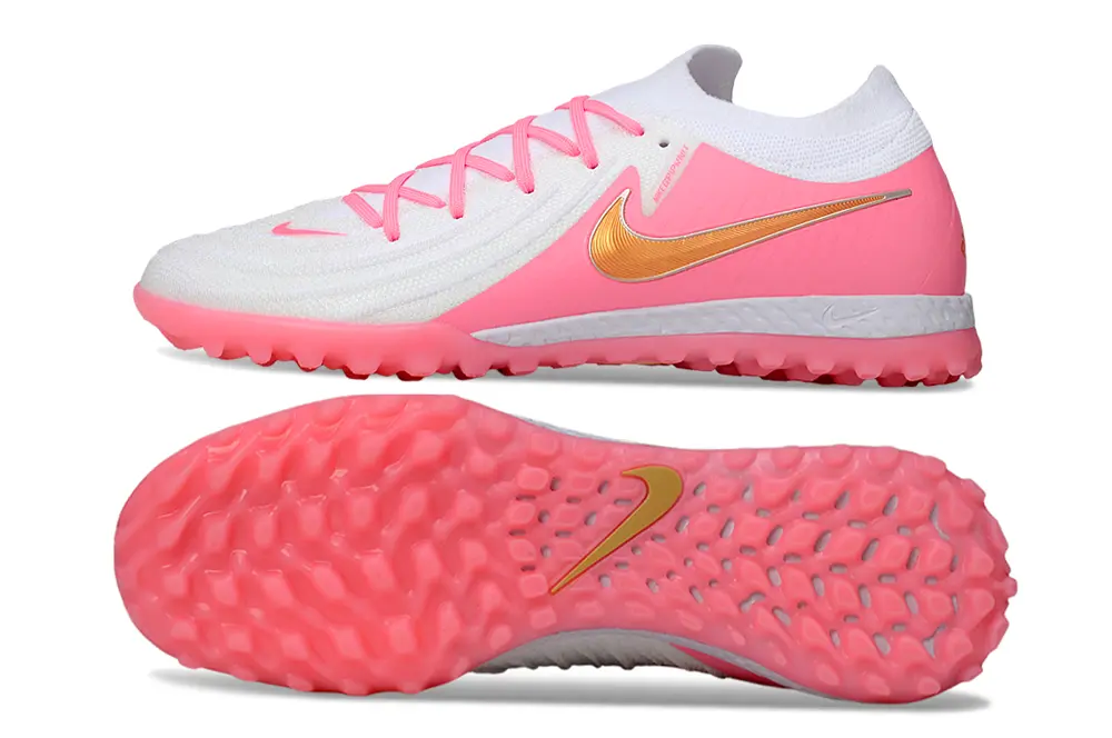 Nike Phantom GX 2 Elite TF - Pink/White Pink/Gold Accent