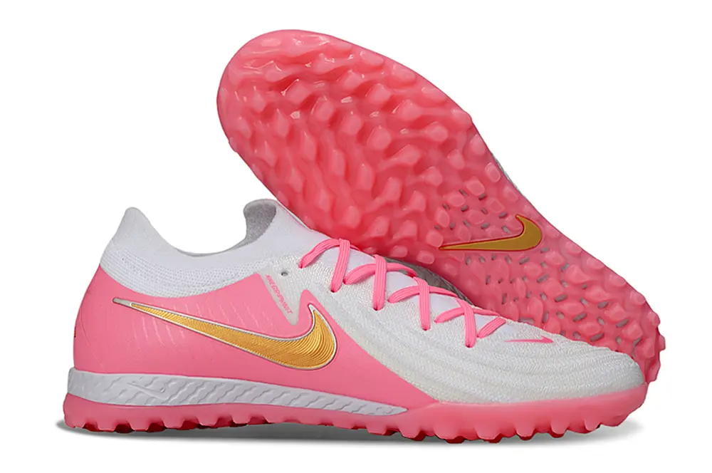 Nike Phantom GX 2 Elite TF - Pink/White Pink/Gold Accent