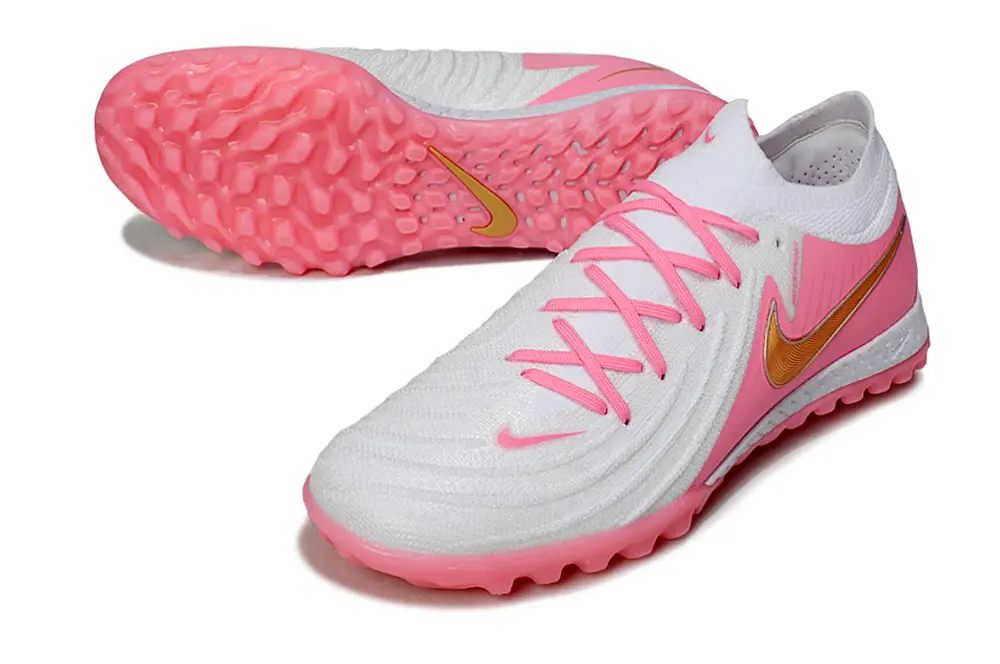 Nike Phantom GX 2 Elite TF - Pink/White Pink/Gold Accent