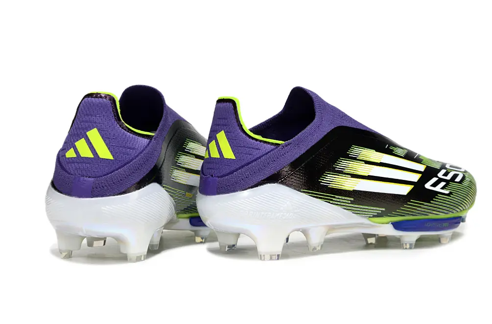 Adidas F50+ Elite Laceless Lightstrike Pro FG - Purple/Lime Green/White