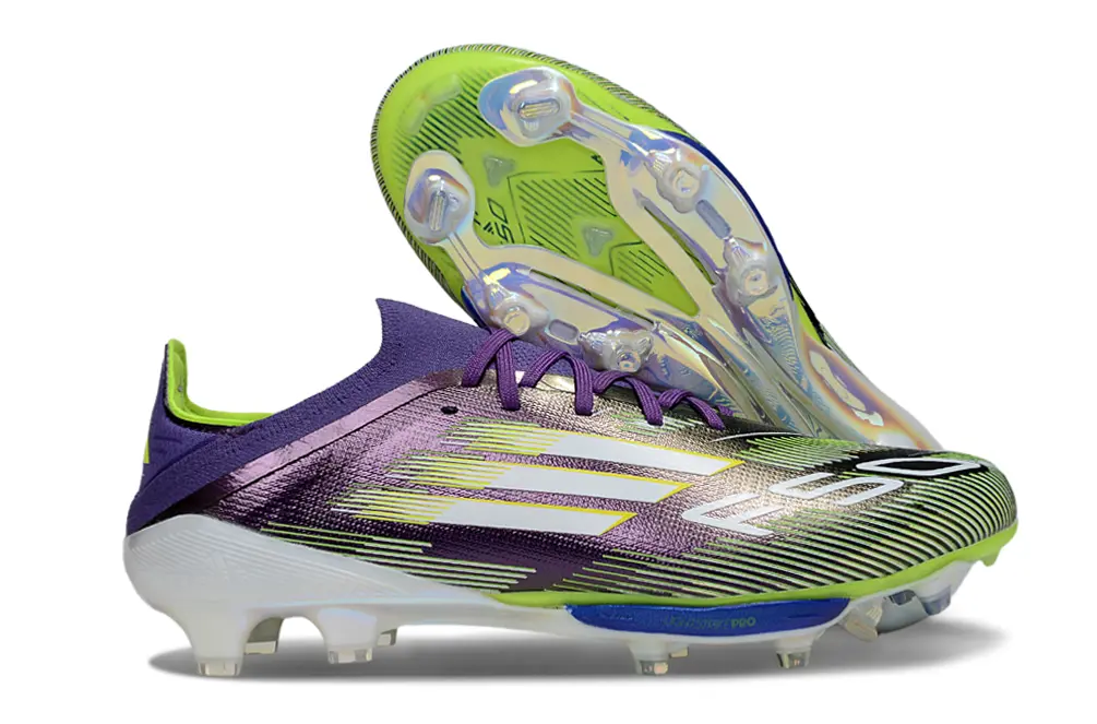 Adidas F50+ Elite Lightstrike Pro FG - Purple/Lime Green/Black