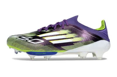 Adidas F50+ Elite Lightstrike Pro FG - Purple/Lime Green/Black