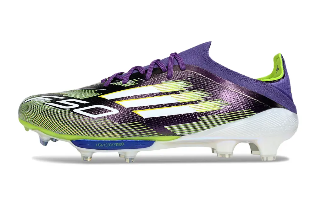 Adidas F50+ Elite Lightstrike Pro FG - Purple/Lime Green/Black