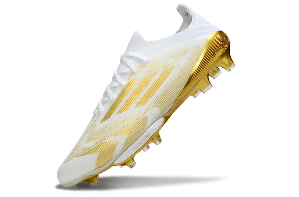 Adidas F50+ Elite Lightstrike Pro FG - White/Gold Flash/Golden Aura