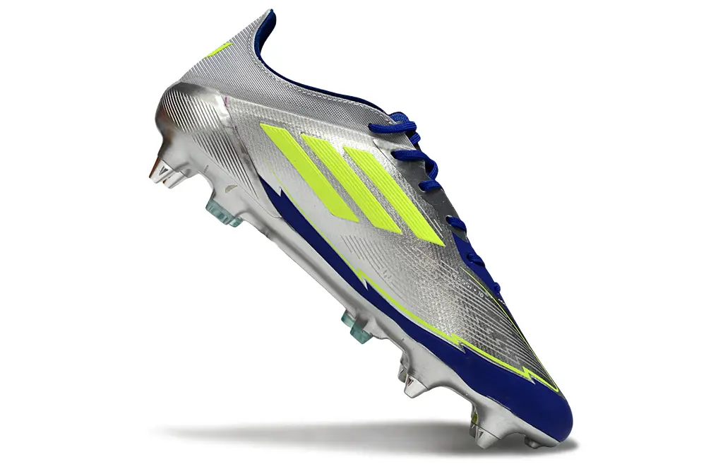 Messi x Adidas F50 Elite SG - Blue/Vibrant Yellow/Sleek Silver