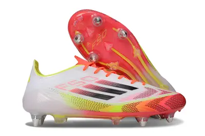 Adidas F50 Elite SG - White/Neon Pink/Glow Yellow