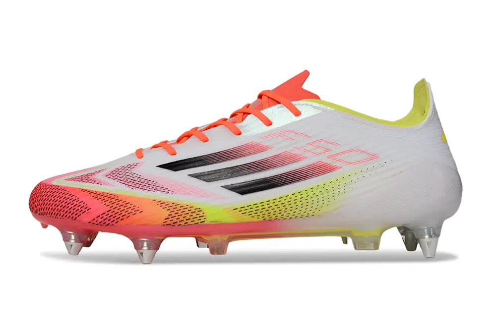 Adidas F50 Elite SG - White/Neon Pink/Glow Yellow