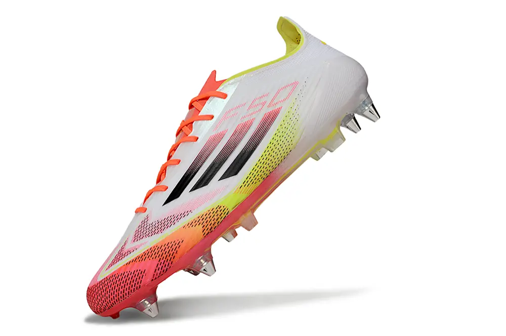Adidas F50 Elite SG - White/Neon Pink/Glow Yellow